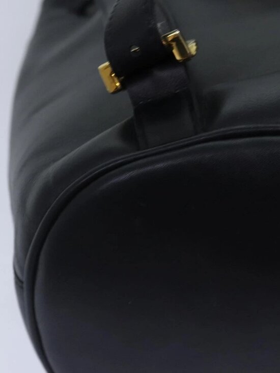 Salvatore Ferragamo Backpack Leather Black Gold main image 14
